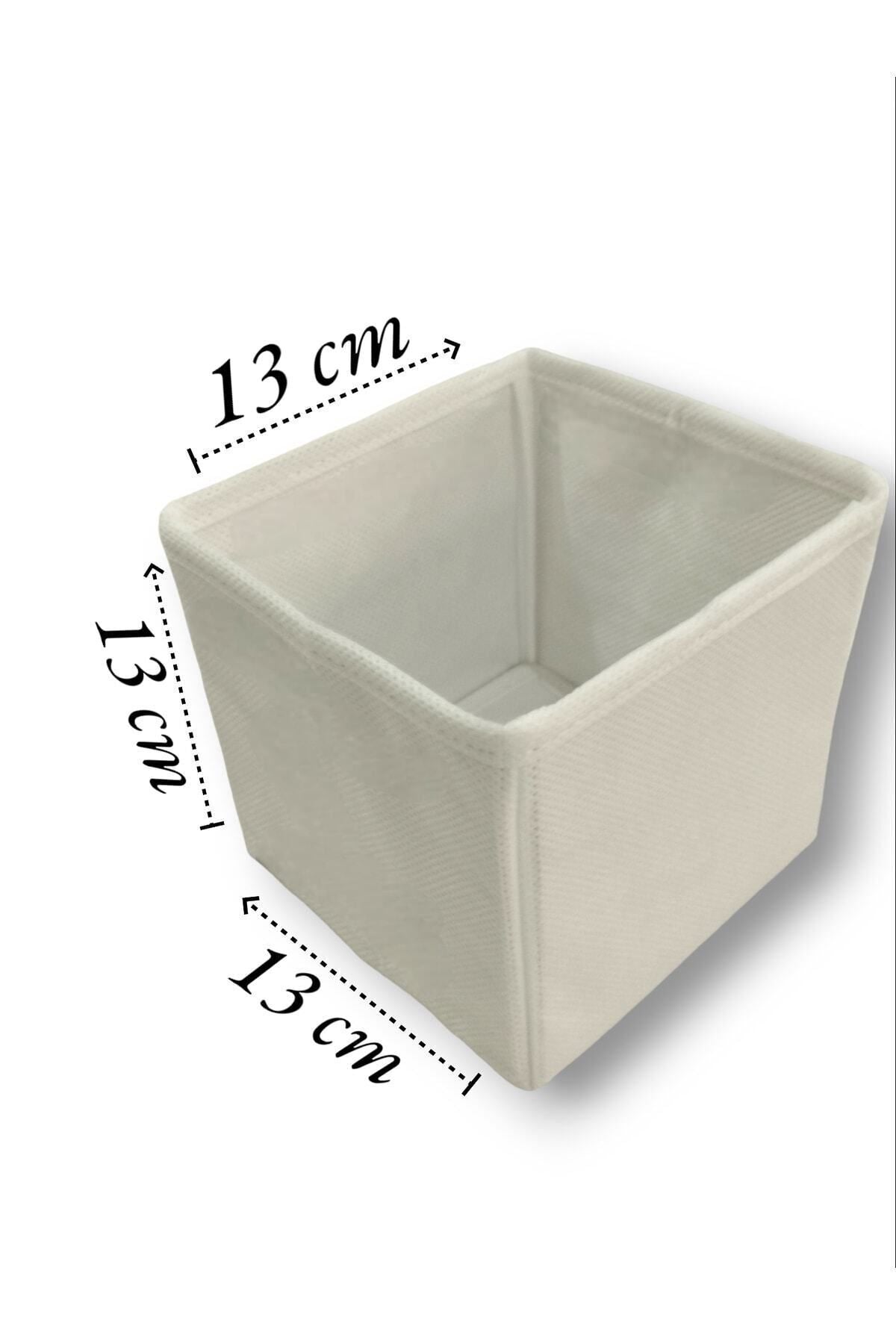 6'lı Beyaz Çekmece Içi Düzenleyici Organizer Set - Çok Amaçlı Dolap Içi Kutu Seti