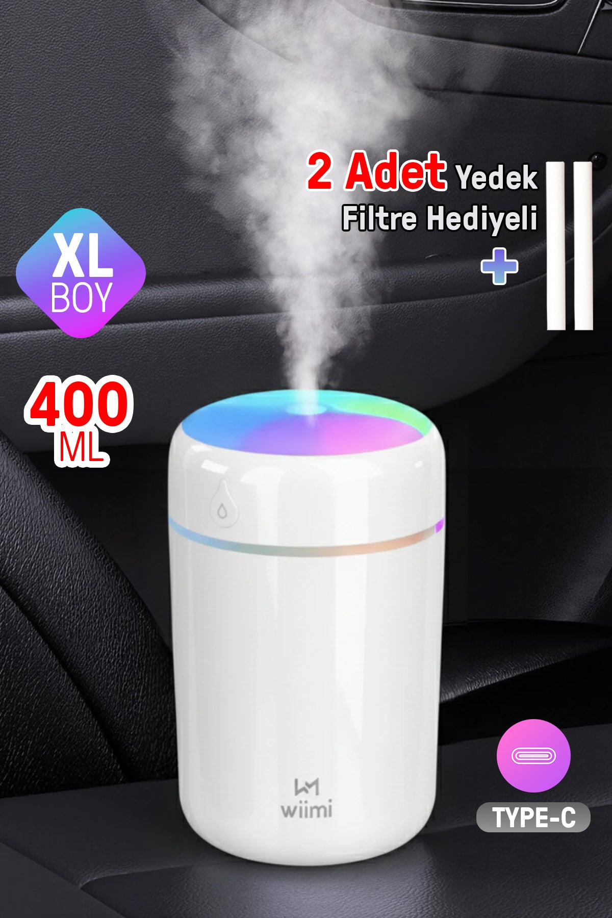 Hava Nemlendirici Buhar Makinesi Ve Aroma Difüzörü